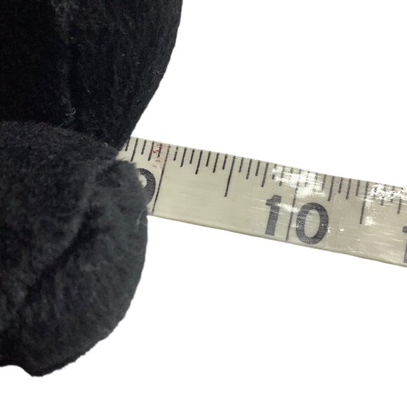 NCAA The Ohio State Buckeyes Black Plush Stuffed Animal Bear Red Bow 9” NEW - Picture 6 of 6